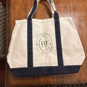 NWT Gap x DÔEN Logo Tote Bag - Brand New Large Size 18” W X 18 Tall Preppy